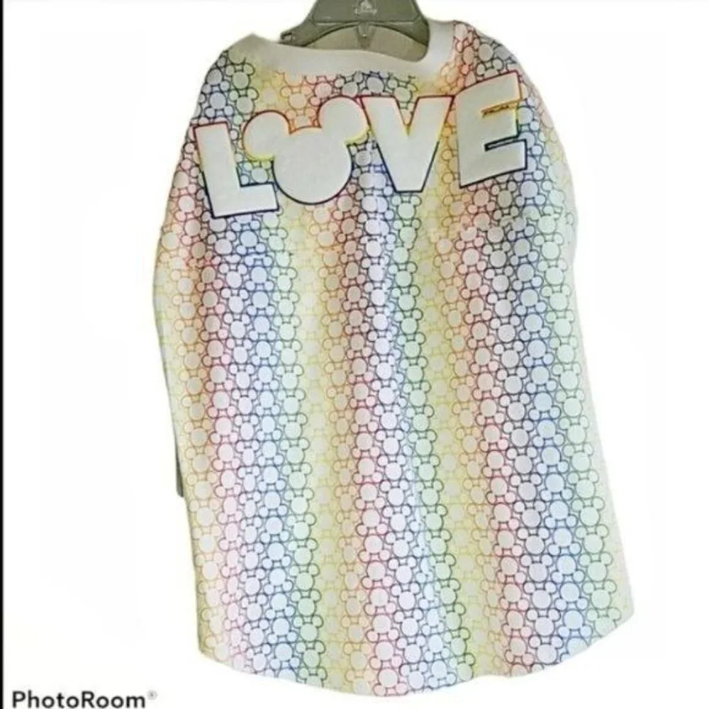 Dog T Shirt Disney Spirit Jersey Pride Rainbow EX Large Top Shirt MICKEY MOUSE